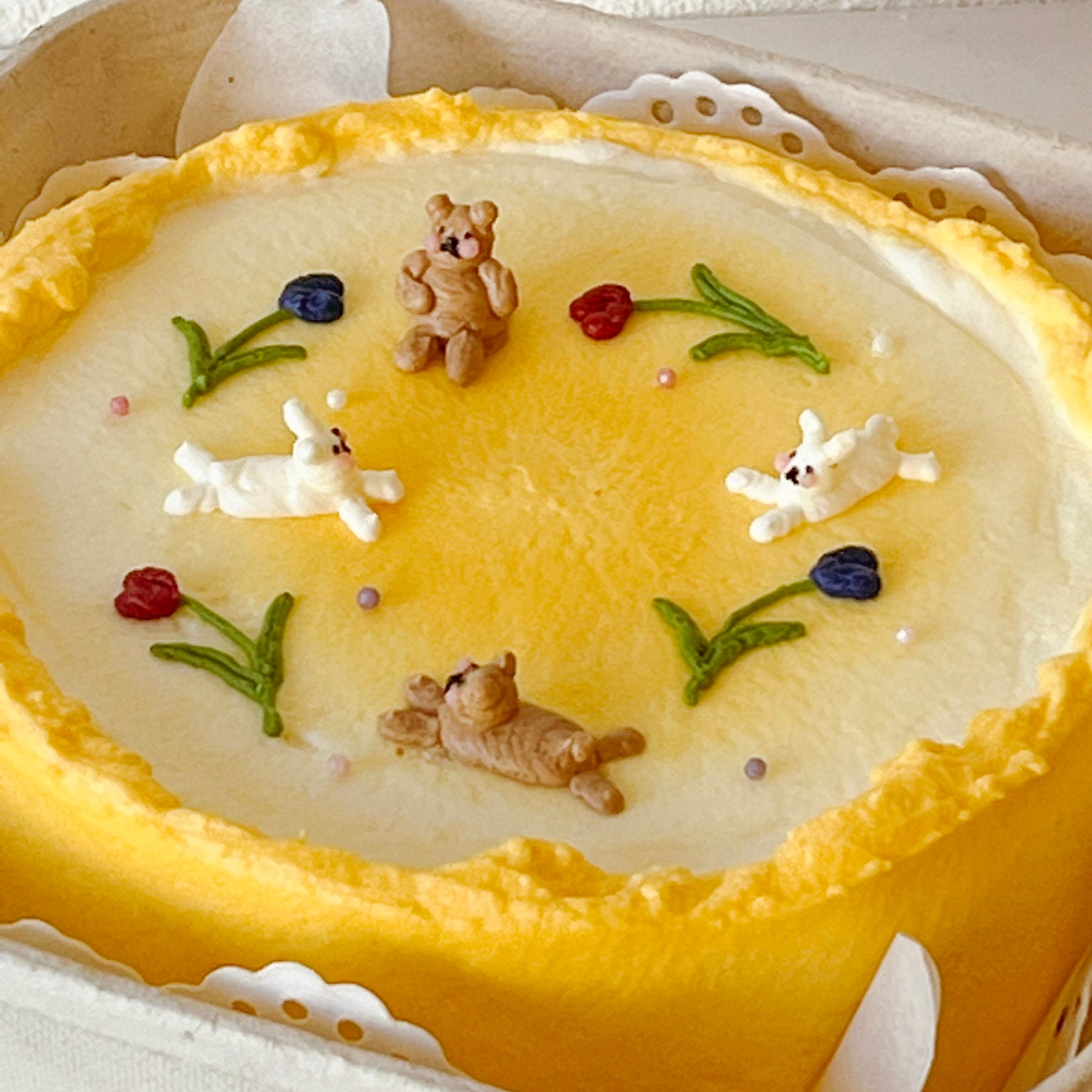 [box cake] yellow vintage