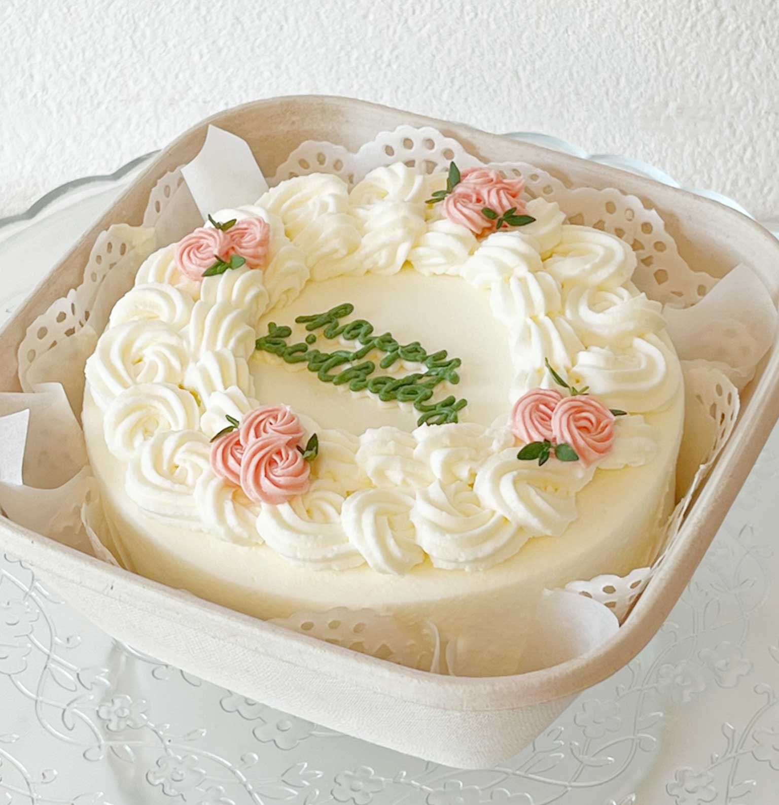 [box cake] Rose Garden